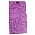 Nokia 6 mobilcover med mønster Lilla